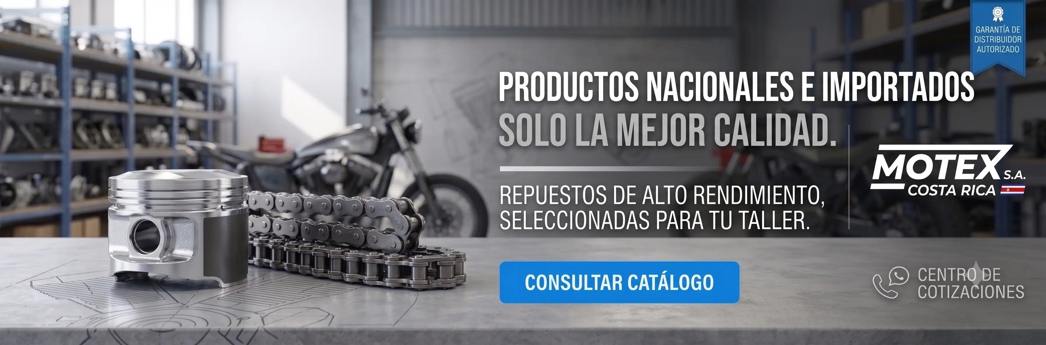 MOTEX S.A. Costa Rica — Repuestos de alto rendimiento, productos nacionales e importados